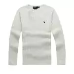 polo-ralph lauren pulls hommes 2019U chute hiver round col 9519 blanc